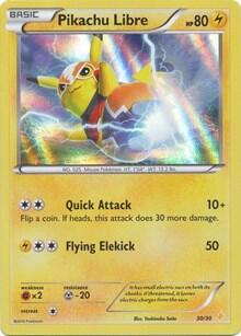 Pokemon TCG - XY Trainer Kit - Pikachu Libre & Suicune - Pikachu Libre - 30/30 - Holofoil