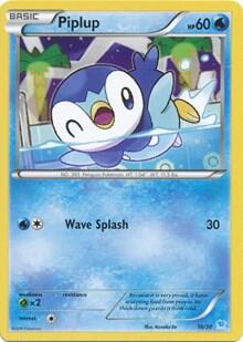 Pokemon TCG - XY Trainer Kit - Pikachu Libre & Suicune - Piplup - 16/30