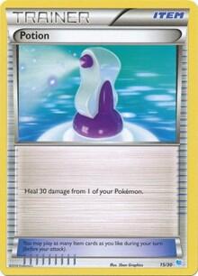 Pokemon TCG - XY Trainer Kit - Pikachu Libre & Suicune - Potion - 15/30