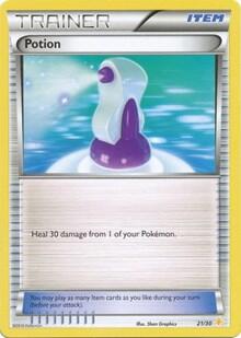 Pokemon TCG - XY Trainer Kit - Pikachu Libre & Suicune - Potion - 21/30