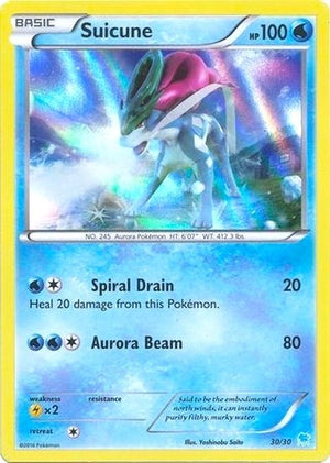 Pokemon TCG - XY Trainer Kit - Pikachu Libre & Suicune - Suicune - 30/30 - Holofoil