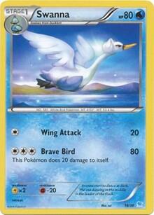 Pokemon TCG - XY Trainer Kit - Pikachu Libre & Suicune - Swanna - 27/30