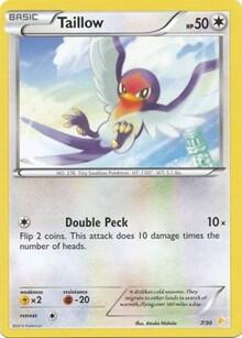 Pokemon TCG - XY Trainer Kit - Pikachu Libre & Suicune - Taillow - 7/30