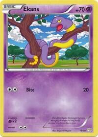 Pokemon TCG - XY Trainer Kit - Sylveon & Noivern - Ekans - 16/30