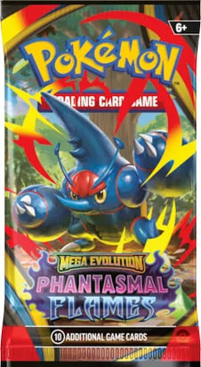 Pokémon TCG - Mega Evolution Phantasmal Flames Booster Pack