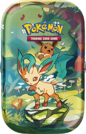 Scarlet and Violet Prismatic Evolutions Mini Tin - Leafeon
