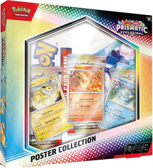 Scarlet and Violet Prismatic Evolutions Poster Collection