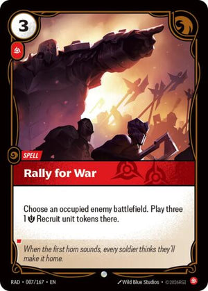Riftbound - Radiance - Rally for War - 007/167 - Common