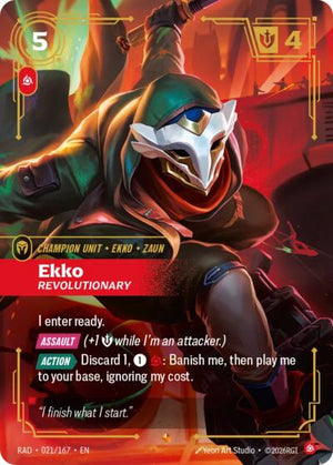 Riftbound - Radiance - Ekko, Revolutionary - 021/167 - Epic