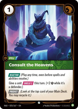 Riftbound - Radiance - Consult the Heavens - 025/167 - Common
