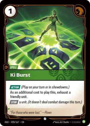 Riftbound - Radiance - Ki Burst - 028/167 - Common
