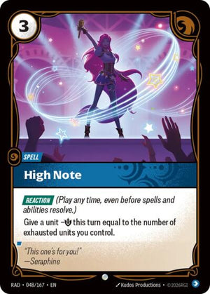 Riftbound - Radiance - High Note - 048/167 - Common