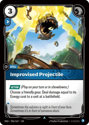 Riftbound - Radiance - Improvised Projectile - 056/167 - Uncommon