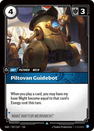 Riftbound - Radiance - Piltovan Guidebot - 057/167 - Uncommon