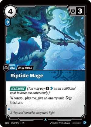 Riftbound - Radiance - Riptide Mage - 058/167 - Uncommon