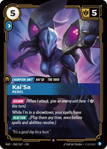 Riftbound - Radiance - Kai'Sa, Rebel - 063/167 - Rare