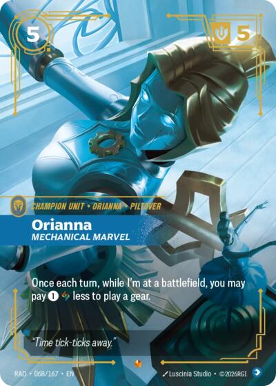 Riftbound - Radiance - Orianna, Mechanical Marvel - 068/167 - Epic