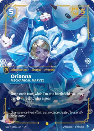 Riftbound - Radiance - Orianna, Mechanical Marvel - 068a/167 - Alternate Art - Showcase