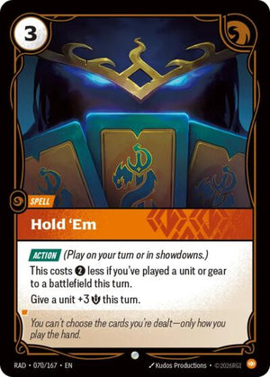 Riftbound - Radiance - Hold 'Em - 070/167 - Common