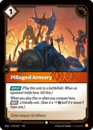 Riftbound - Radiance - Pillaged Armory - 073/167 - Common