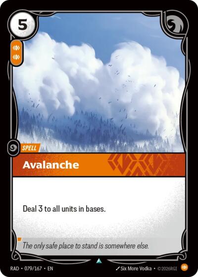 Riftbound - Radiance - Avalanche - 079/167 - Uncommon