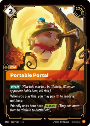 Riftbound - Radiance - Portable Portal - 087/167 - Rare