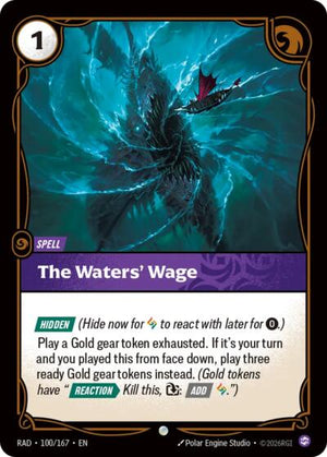 Riftbound - Radiance - The Waters' Wage - 100/167 - Common