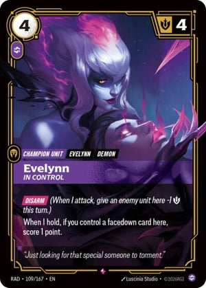Riftbound - Radiance - Evelynn, In Control - 109/167 - Rare