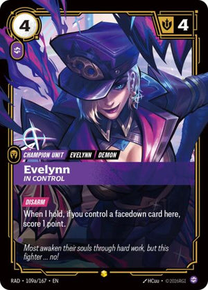 Riftbound - Radiance - Evelynn, In Control - 109a/167 - Alternate Art - Showcase
