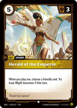 Riftbound - Radiance - Herald of the Emperor - 118/167 - Common
