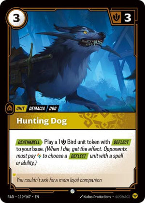 Riftbound - Radiance - Hunting Dog - 119/167 - Common