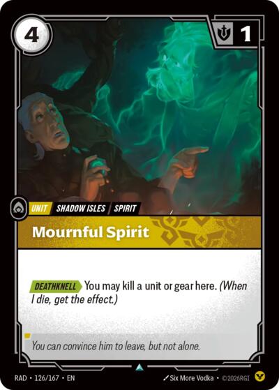 Riftbound - Radiance - Mournful Spirit - 126/167 - Uncommon