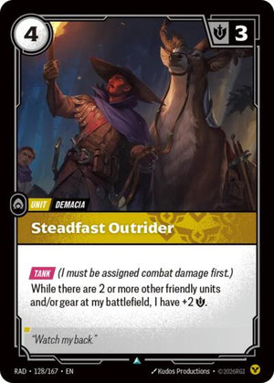 Riftbound - Radiance - Steadfast Outrider - 128/167 - Uncommon
