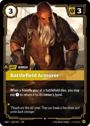 Riftbound - Radiance - Battlefield Armorer - 130/167 - Rare