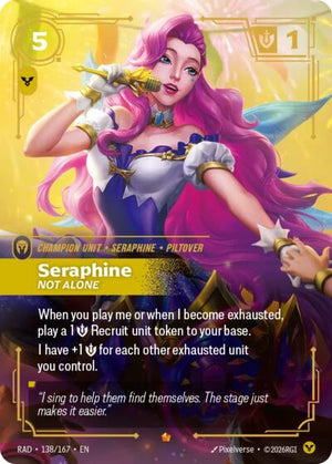 Riftbound - Radiance - Seraphine, Not Alone - 138/167 - Epic