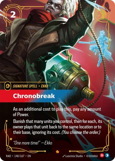 Riftbound - Radiance - Chronobreak - 140/167 - Epic