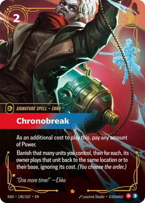 Riftbound - Radiance - Chronobreak - 140/167 - Epic