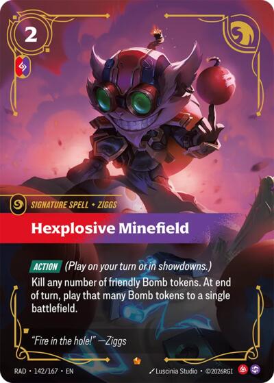Riftbound - Radiance - Hexplosive Minefield - 142/167 - Epic