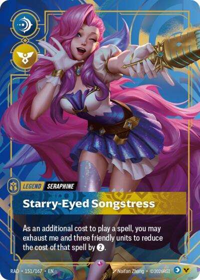 Riftbound - Radiance - Seraphine, Starry-Eyed Songstress - 151/167 - Rare