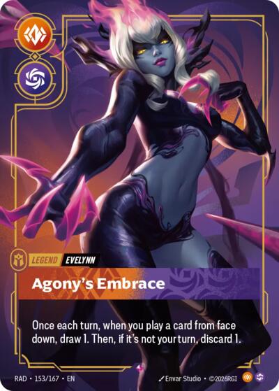 Riftbound - Radiance - Evelynn, Agony's Embrace - 153/167 - Rare