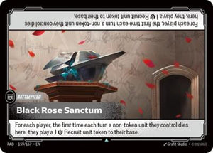 Riftbound - Radiance - Black Rose Sanctum - 159/167 - Uncommon