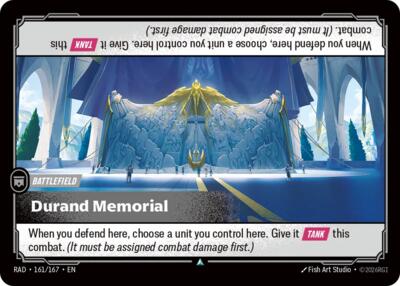 Riftbound - Radiance - Durand Memorial - 161/167 - Uncommon