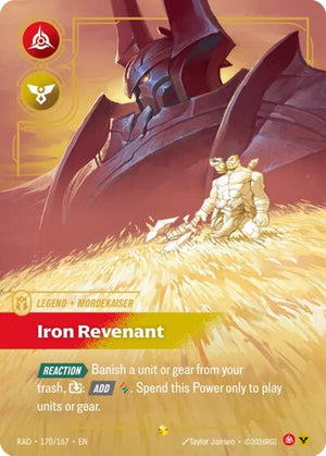 Riftbound - Radiance - Mordekaiser, Iron Revenant (Overnumbered) - 170/167 - Showcase