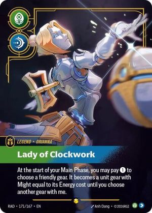 Riftbound - Radiance - Orianna, Lady of Clockwork (Overnumbered) - 171/167 - Showcase