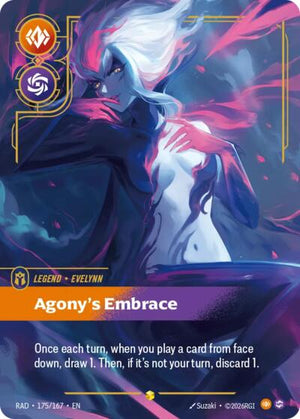 Riftbound - Radiance - Evelynn, Agony's Embrace (Overnumbered) - 175/167 - Showcase