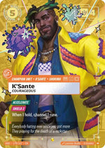 Riftbound - Radiance - K'Sante, Courageous (Overnumbered) - 178/167 - Showcase