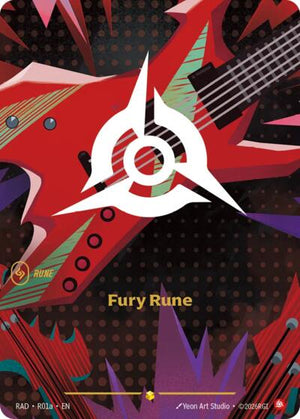 Riftbound - Radiance - Fury Rune - R01a - Showcase