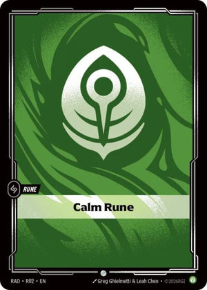 Riftbound - Radiance - Calm Rune - R02 - Common
