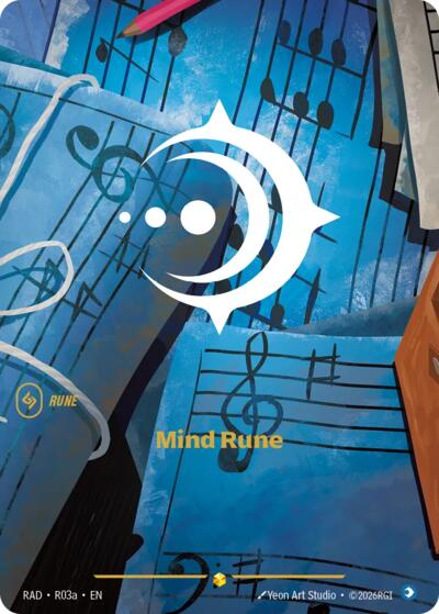 Riftbound - Radiance - Mind Rune - R03a - Showcase