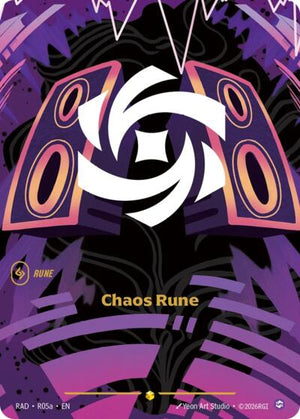 Riftbound - Radiance - Chaos Rune - R05a - Showcase